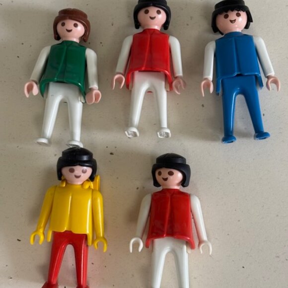 Playmobil Geobra Vintage 1974's - 5 Figures - Picture 1 of 3